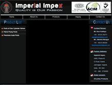 Tablet Screenshot of imperialimpex.com